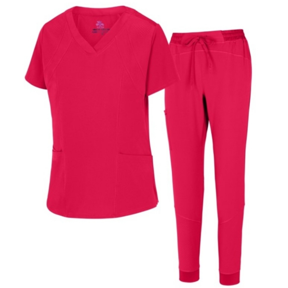 WOMAN’S COOL STRETCH JOGGER SCRUB SET